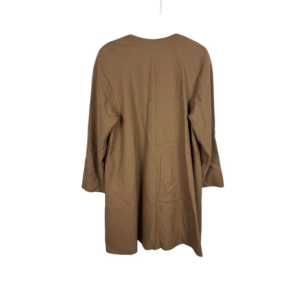 AVOCA COLLECTION WOOL KNIT COAT BROWN GOLD BUTTONS IRELAND WOMEN'S SIZE S - Picture 12 of 13